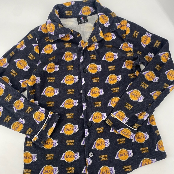 NBA Kids 2-Piece LA Lakers LeBron James Pajama Set Size M (10) - Picture 3 of 3